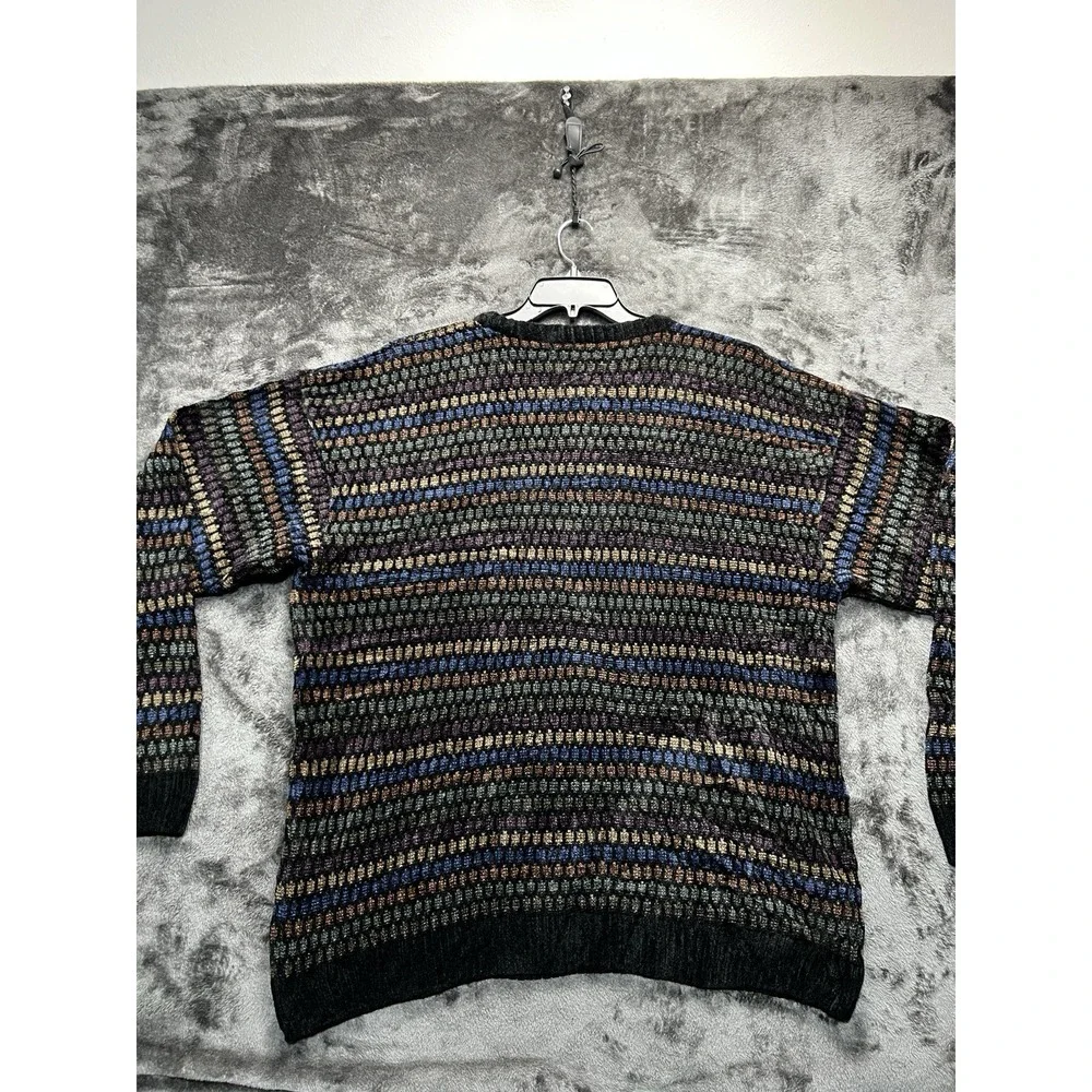 Geoffrey Beene Men's XL Vintage Textured Knit Sweater Made In Korea